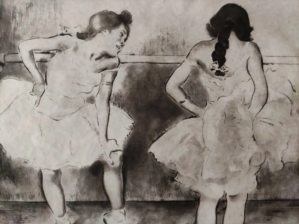 Etching And Aquatint Legrand - Repos (Les danseuses)
