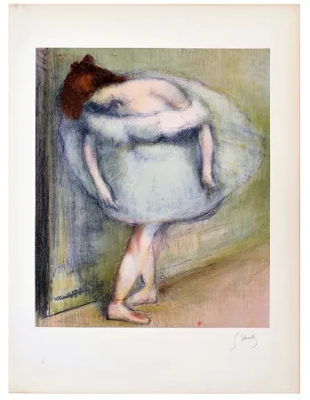 Lithograph Leheutre - Danseuse