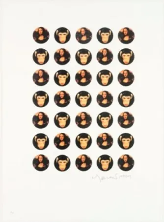 Lithograph Leirner - Mona Mona