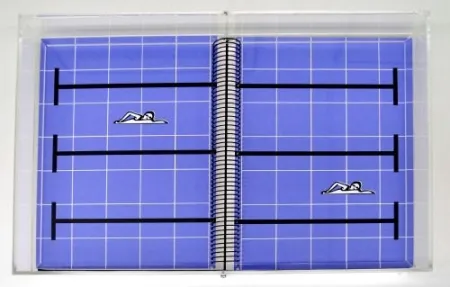 Lithograph Leirner - Rio 2016 - Natación