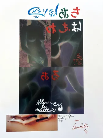 Photography Lemaitre  - Photo de nu lettriste enrichie par le temps