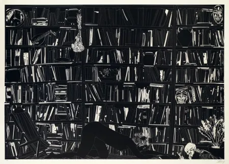 Lithograph Leng - Blossom on touch