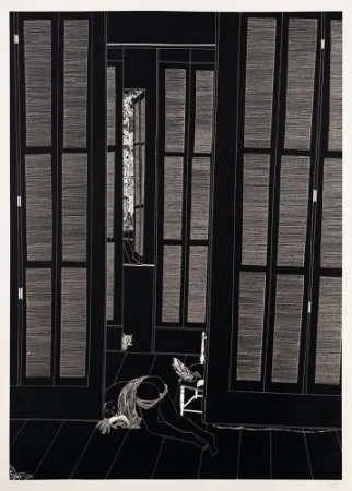 Lithograph Leng - Full moon