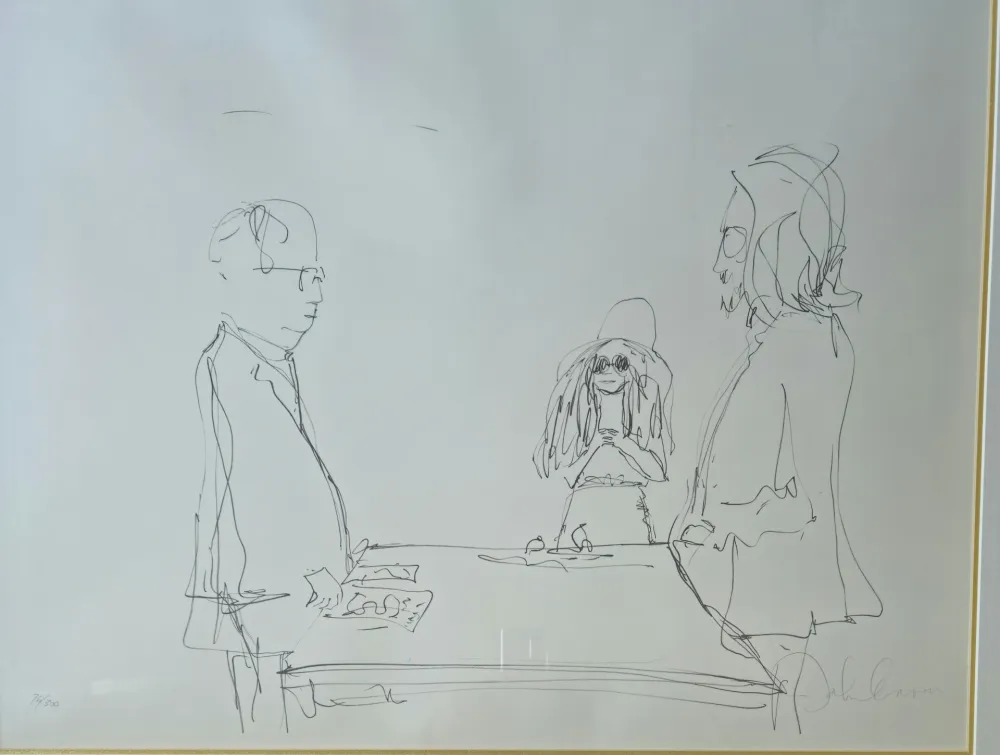 Lithograph Lennon -  “I do” , from Bag One Suite