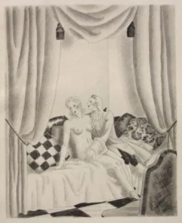 Illustrated Book Leroy  - Le bon plaisir, Le malheureux petit voyage, La belle sans chemise, Le Diable amoureux, La Fille aux yeux d'or, etc.