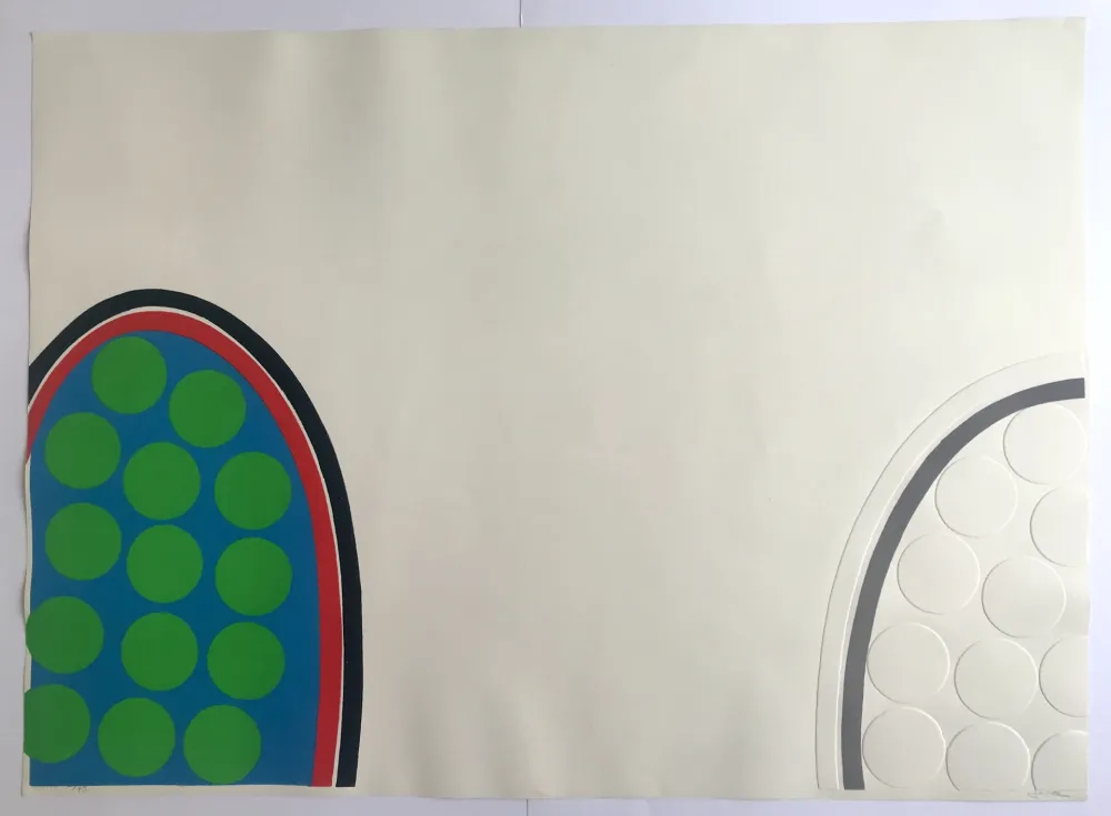 Screenprint Levee -  Sans titre (Cactées)