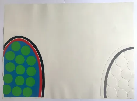 Screenprint Levee -  Sans titre (Cactées)