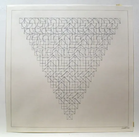 Etching Lewitt - Arcs and Lines