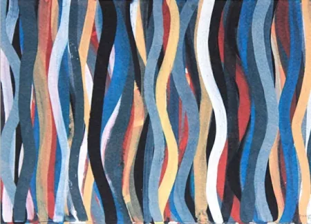 Lithograph Lewitt - Brushstrokes: Horizontal And Vertical II