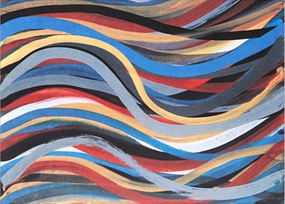 Lithograph Lewitt - Brushstrokes: Horizontal And Vertical XI