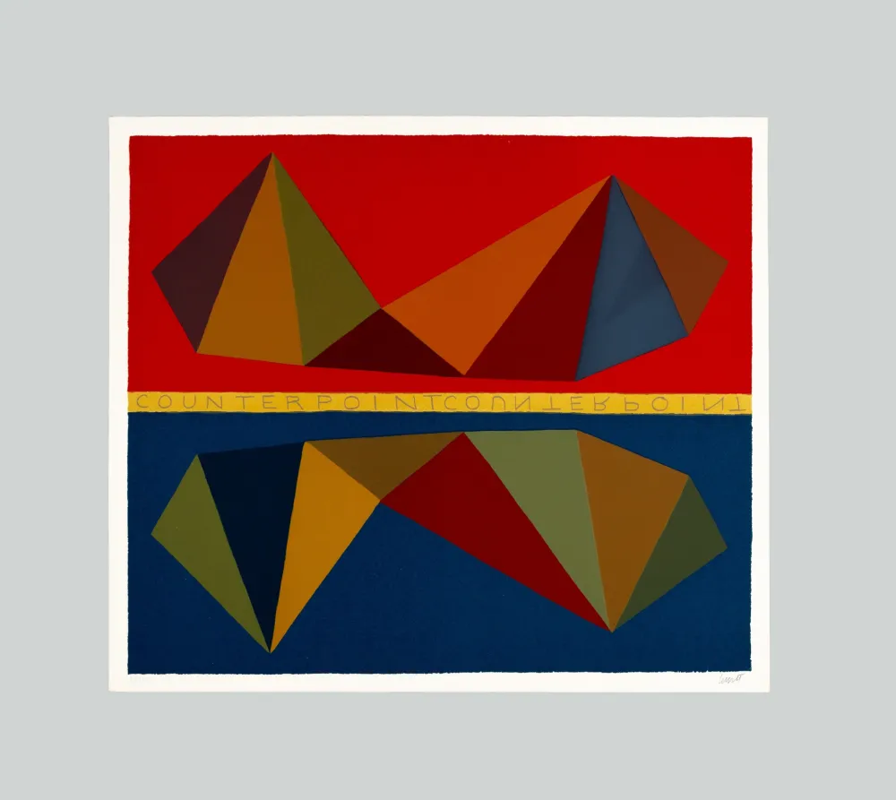 Screenprint Lewitt - Counterpoint