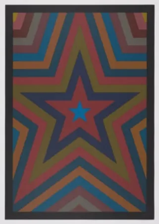 Screenprint Lewitt - Olympic Centennial