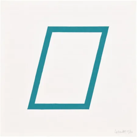Screenprint Lewitt - Plate 15 (from Five Geometric Figures in Five Colors)