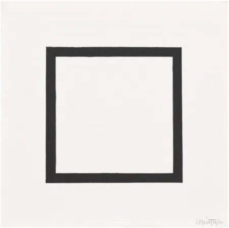Screenprint Lewitt - Plate 7 (from Five Geometric Figures in Five Colors)