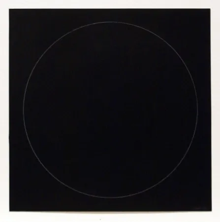 Etching And Aquatint Lewitt - Six Geometric Figures - Circle