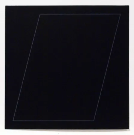 Etching And Aquatint Lewitt - Six Geometric Figures - Trapezoid