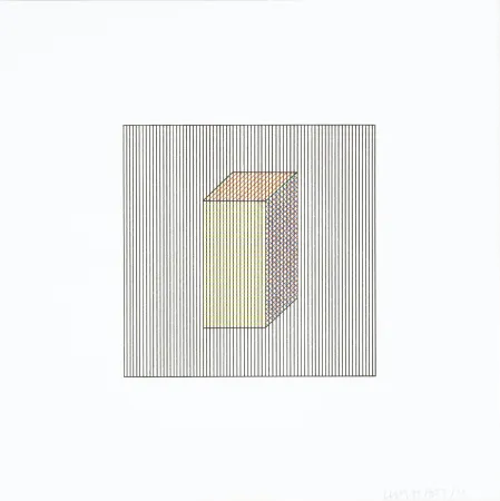 Screenprint Lewitt - Twelve Forms Derived From a Cube 03