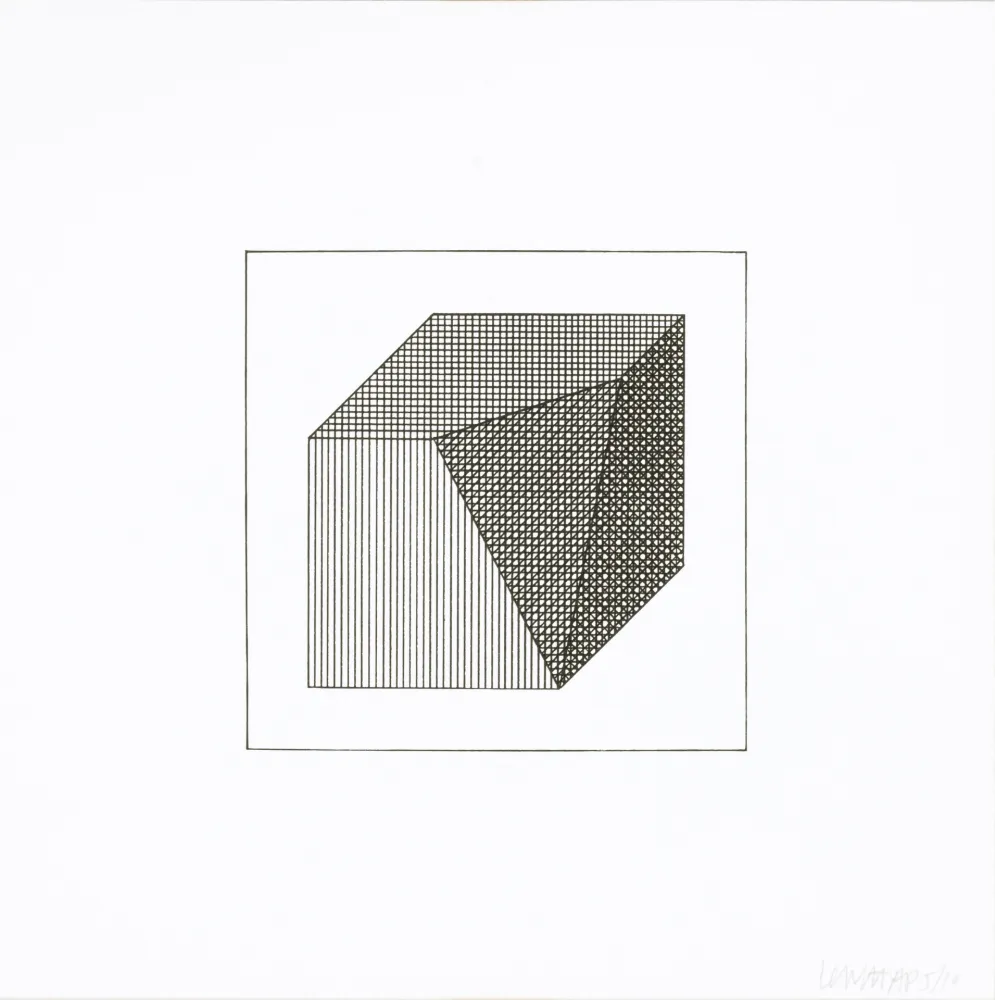 Screenprint Lewitt - Twelve Forms Derived From a Cube 14