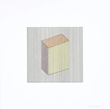 Screenprint Lewitt - Twelve Forms Derived From a Cube 17