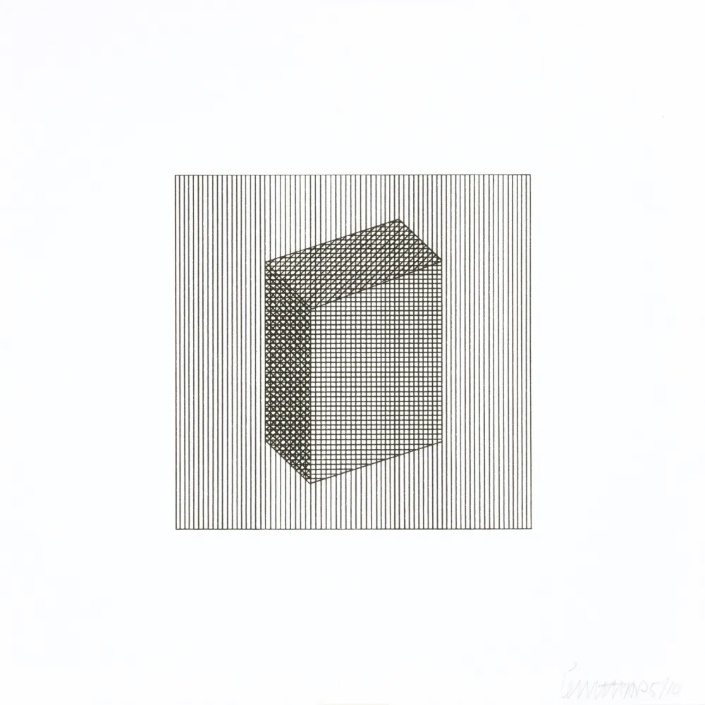 Screenprint Lewitt - Twelve Forms Derived From a Cube 18