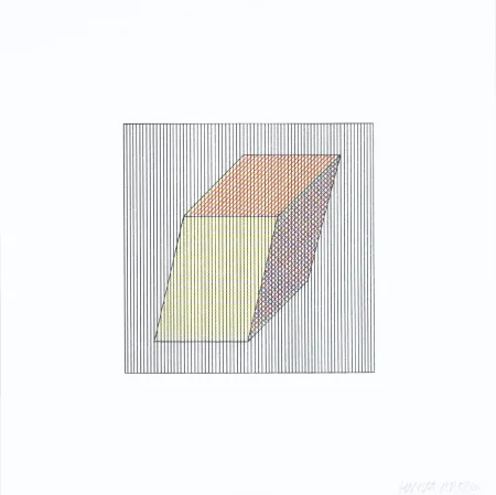 Screenprint Lewitt - Twelve Forms Derived From a Cube 19
