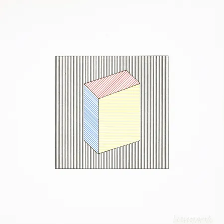 Screenprint Lewitt - Twelve Forms Derived From a Cube 21