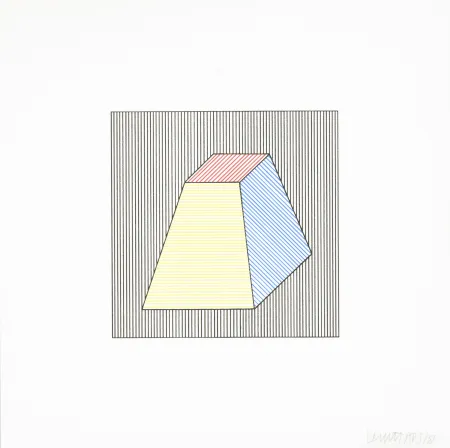 Screenprint Lewitt - Twelve Forms Derived From a Cube 25