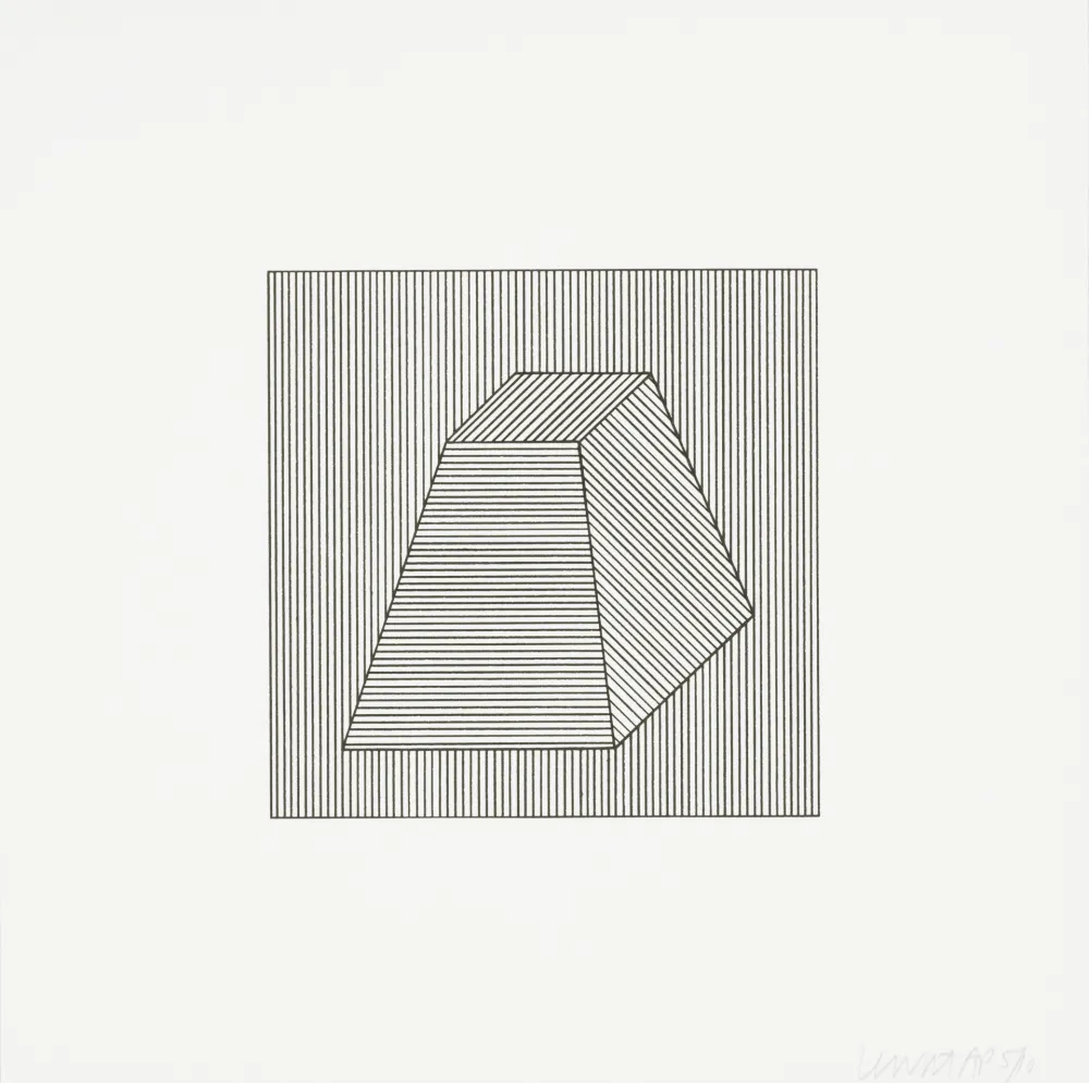 Screenprint Lewitt - Twelve Forms Derived From a Cube 26