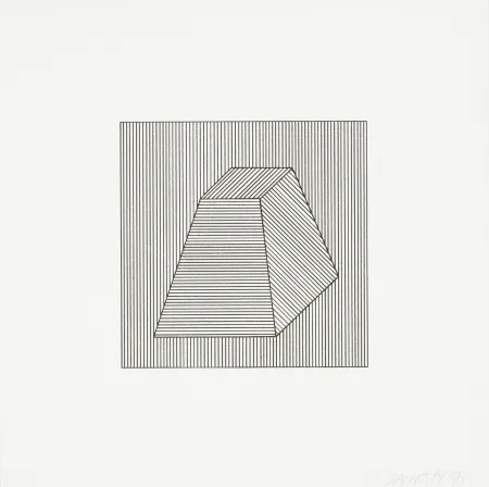 Screenprint Lewitt - Twelve Forms Derived From a Cube 26