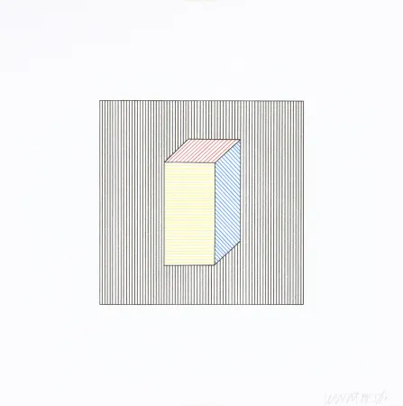 Screenprint Lewitt - Twelve Forms Derived From a Cube 27