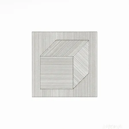 Screenprint Lewitt - Twelve Forms Derived From a Cube 30