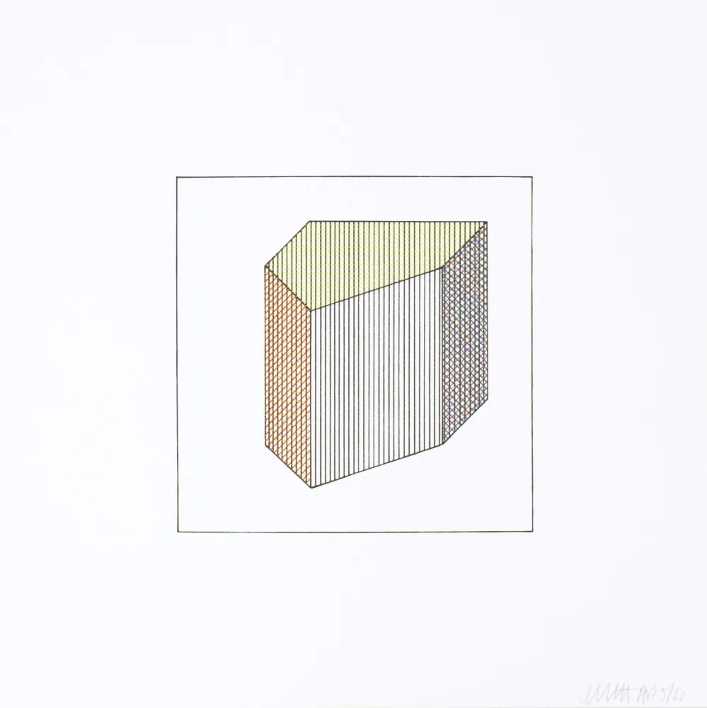 Screenprint Lewitt - Twelve Forms Derived From a Cube 31