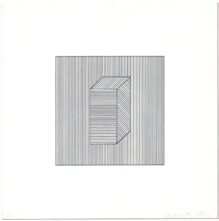 Screenprint Lewitt - Twelve Forms Derived from a Cube (Set of 48) (1)