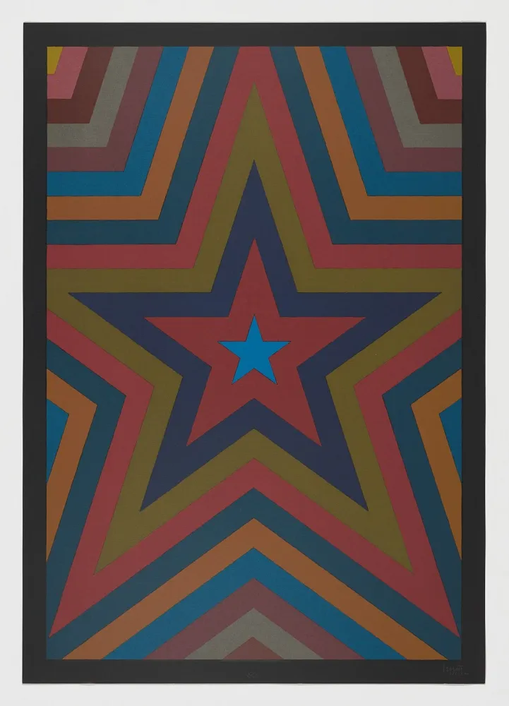 Lithograph Lewitt - Untitled