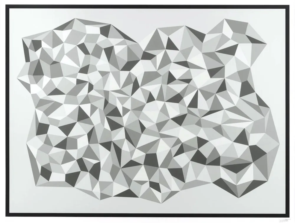 Screenprint Lewitt - Untitled