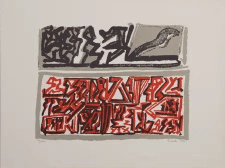 Lithograph Licata - Omaggio a Maderna