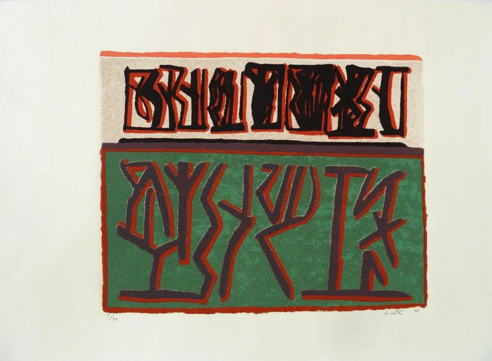 Lithograph Licata - Sans titre