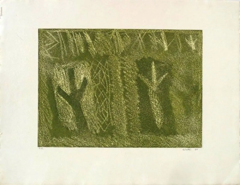 Lithograph Licata - Sans Titre