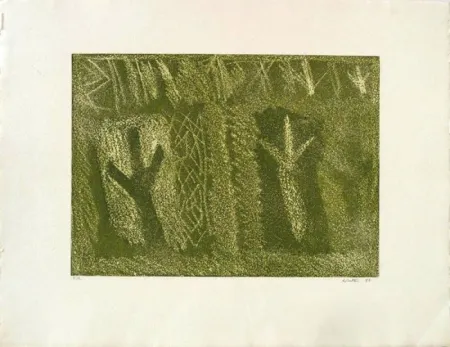 Lithograph Licata - Sans Titre