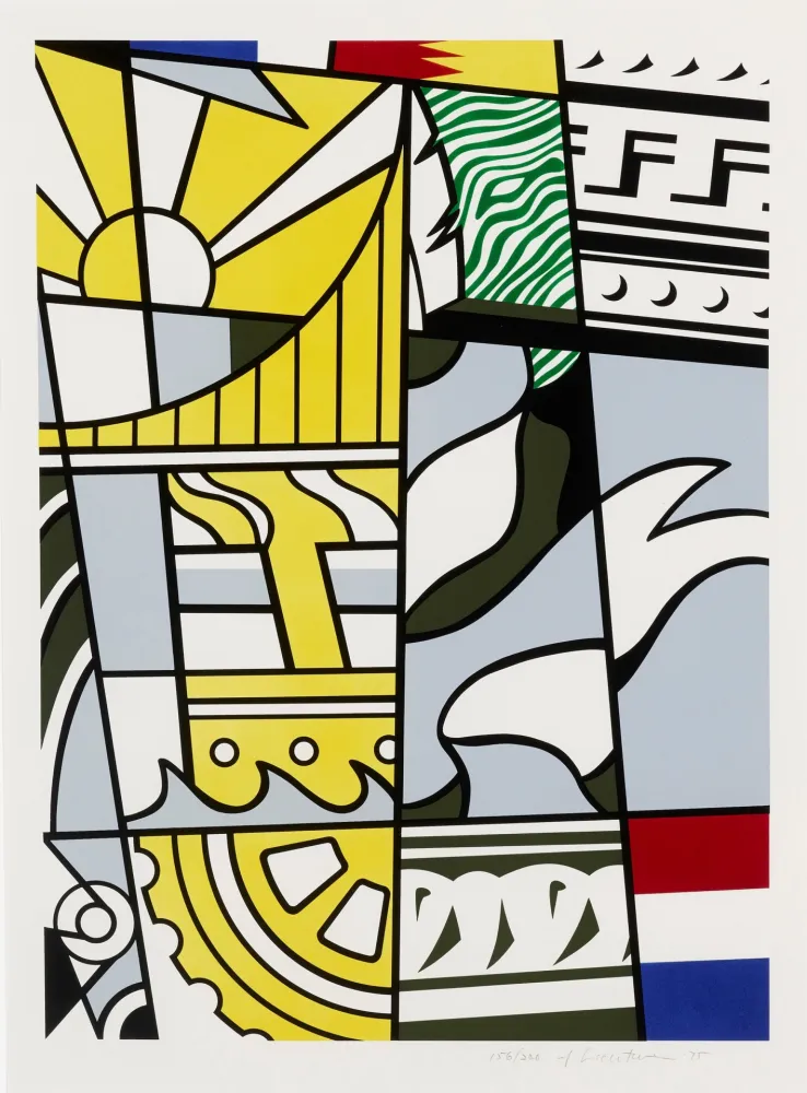 Lithograph Lichtenstein - Bicentennial