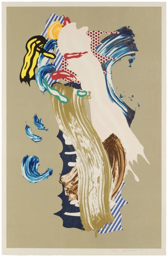 Lithograph Lichtenstein - Blonde