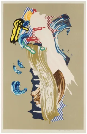 Lithograph Lichtenstein - Blonde