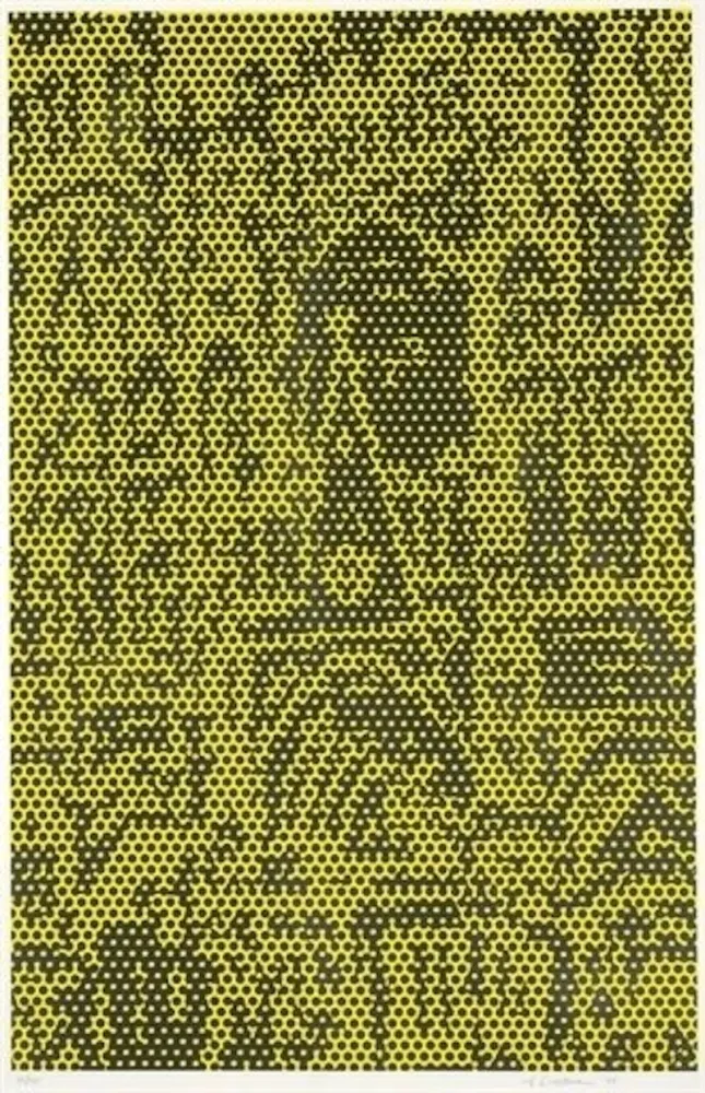 Lithograph Lichtenstein - Cathedral #5, from the Cathedral series