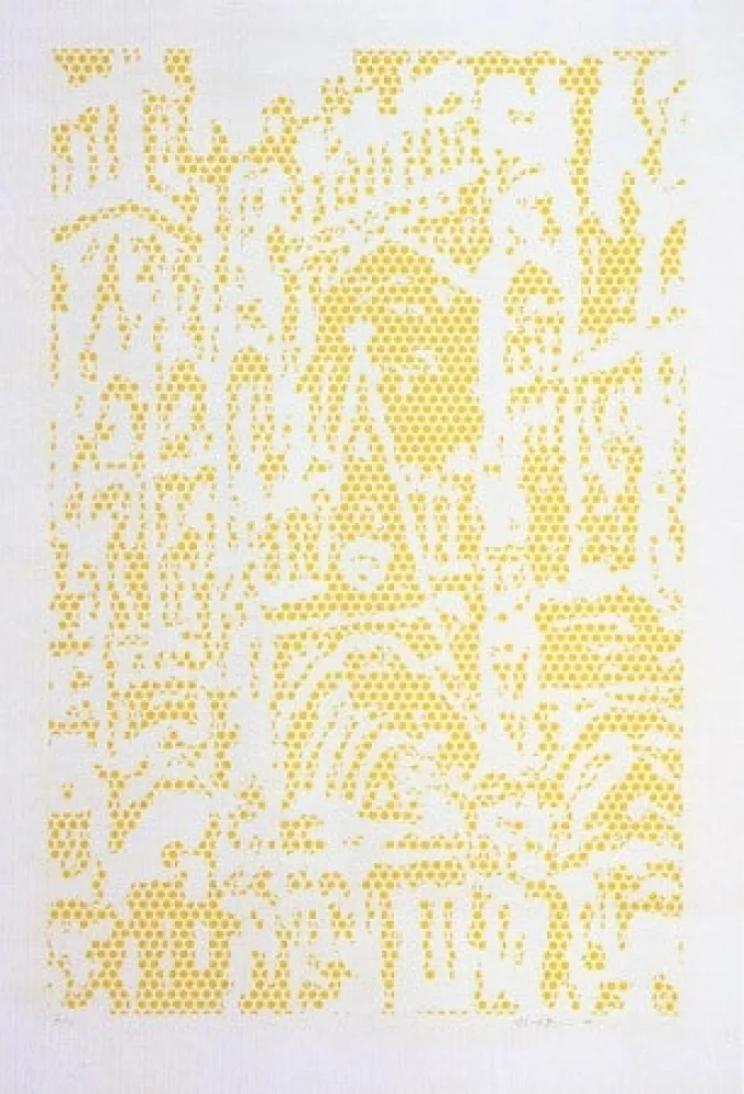 Lithograph Lichtenstein - Cathedral I