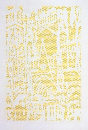 Lithograph Lichtenstein - Cathedral I