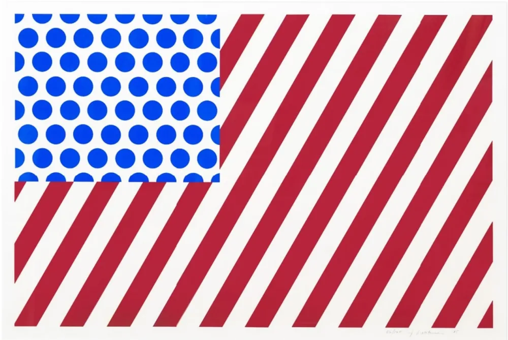 Screenprint Lichtenstein - Forms in Space (C. 217), 1985