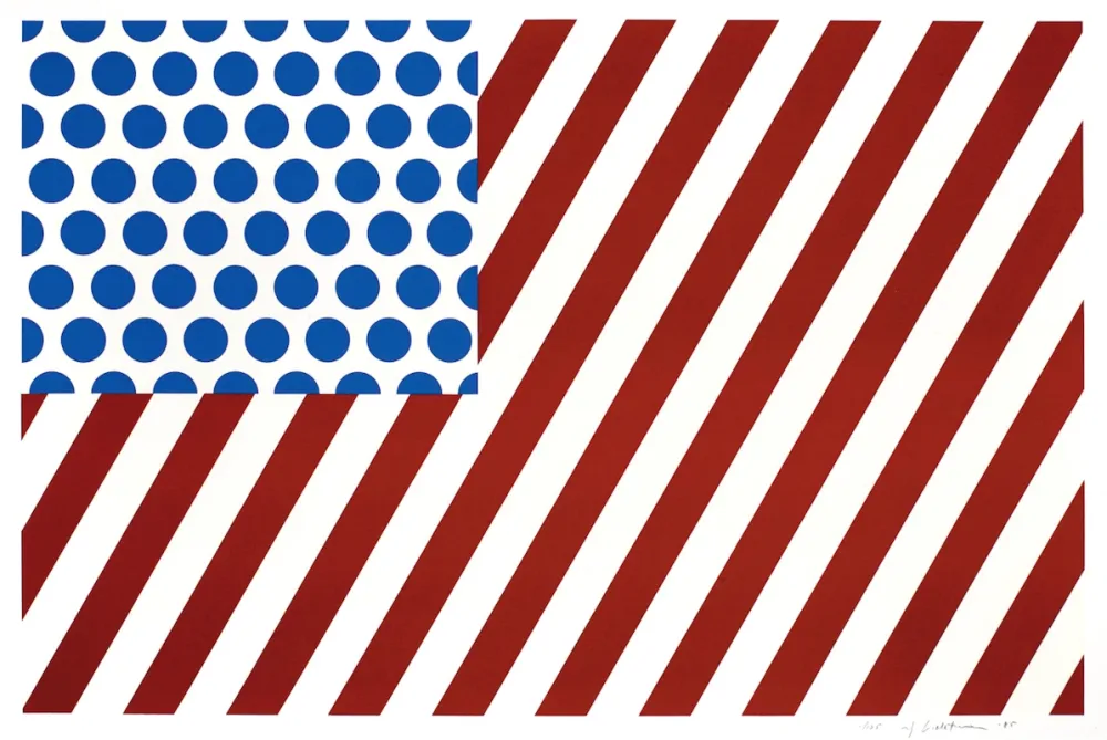 Screenprint Lichtenstein - Forms in Space (C.217)