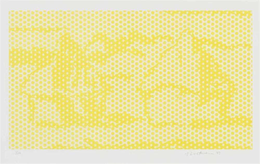 Lithograph Lichtenstein - Haystack #1