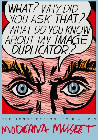 Screenprint Lichtenstein - Image Duplicator