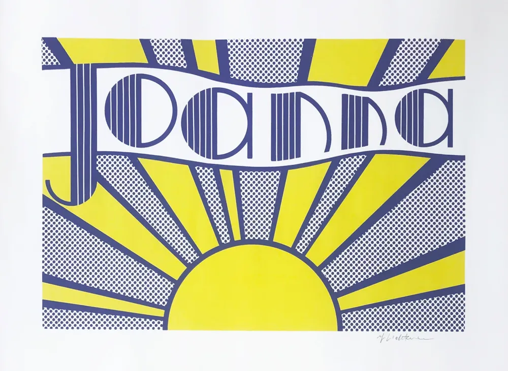 Lithograph Lichtenstein - Joanna (C. III.24)